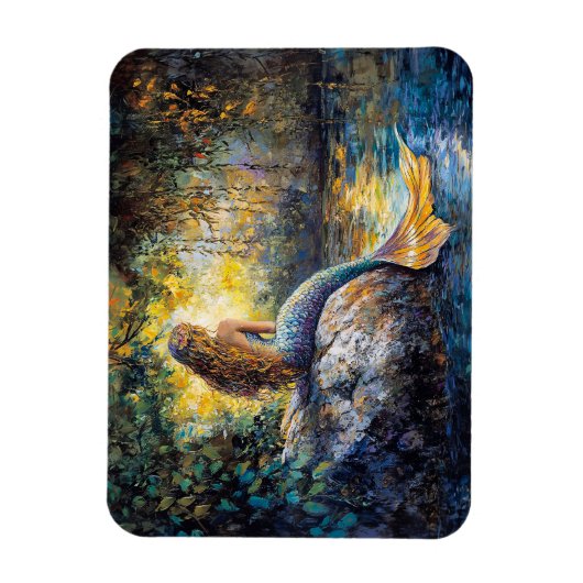 グロットーのマーメイド絵を描ズ マグネット (縦)