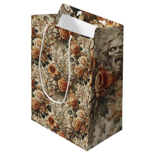 グロテスクなエレガンス – ゴシックビクトリアン様式 ミディアムペーパーバッグ (正面アングル)