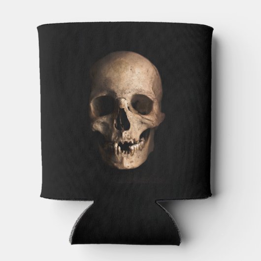 グロテスクなスカル(Head Split Open) 缶クーラー (裏面)