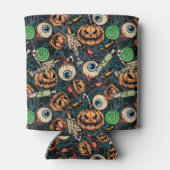 グロテスクなハロウィンの人体パーツ 缶クーラー (裏面)