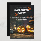 グロテスクな影 - 呪われた集会への招待状 招待状 (正面/裏面)