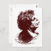 グロテスクな男 ポストカード (正面/裏面)