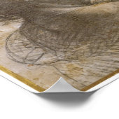 グロテスクな頭部、レオナルド・ダ・ヴィンチ ポスター (角)