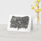 グロテスク第1位、ブライアン・ベンソン著 カード (黄色い花)