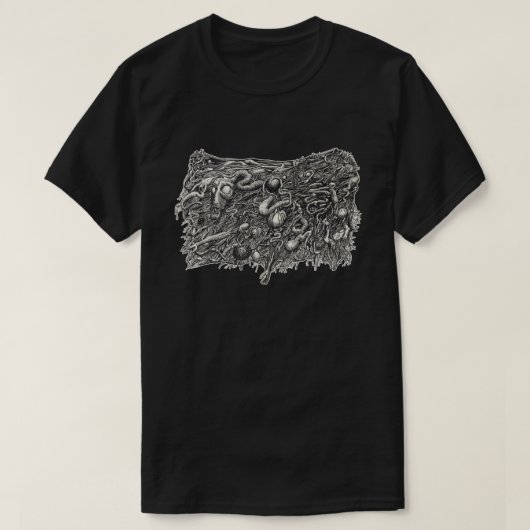 グロテスク第1位、ブライアン・ベンソン著 Tシャツ (デザイン正面)
