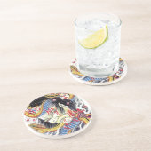 グロテスク&スネークタトゥーデザイン コースター (側面)