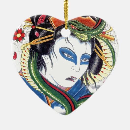 グロテスク&スネーク セラミックオーナメント (正面)