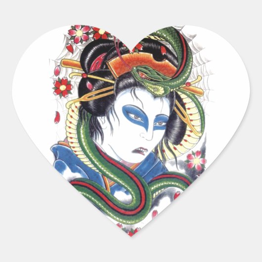 グロテスク&スネーク ハートシール (正面)