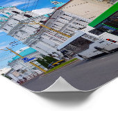 グロドノベラルーシ市街並み建築シティビュー ポスター (角)