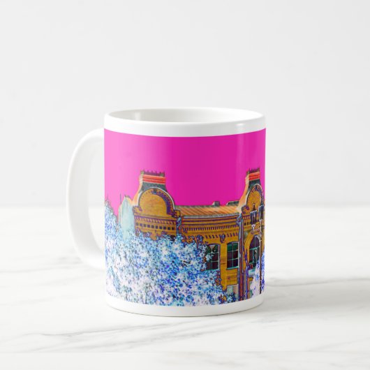 グロドノベラルーシ建築 コーヒーマグカップ (正面左)