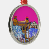 グロドノベラルーシ建築 メタルオーナメント (右)