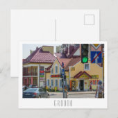 グロドノ（ベラルーシ）の市街と建築 ポストカード (正面/裏面)