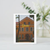 グロドンベラルーシ建築通り建物 ポストカード (スタンド正面)