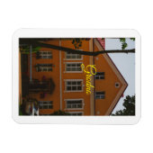 グロドンベラルーシ建築通り建物 マグネット (横)