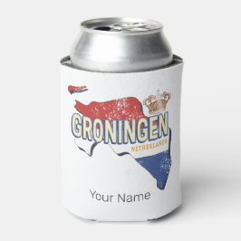 グロニンゲンオランダレトロマップオランダヴィンテージ 缶クーラー