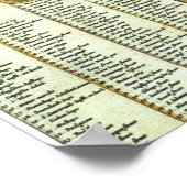 グロニンゲン1652の地図 ポスター (角)