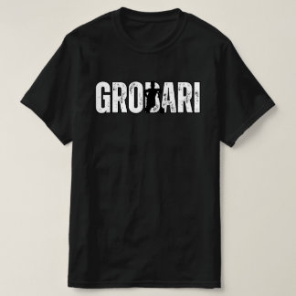 グロバリ シャベル 黒白 パルチザン Tシャツ