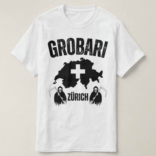 グロバリ チューリッヒ Tシャツ (デザイン正面)
