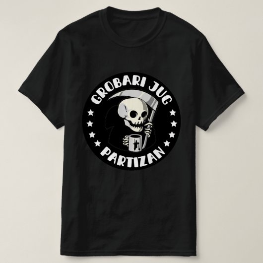 グロバリ・ユグ・パルチザン Tシャツ (デザイン正面)