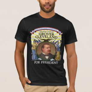 グロバー・クリーブランド暗い1884のキャンペーンTシャツの人 Tシャツ