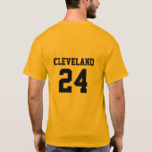 グロバー・クリーブランド"24"スポーツのティー Tシャツ (裏面)