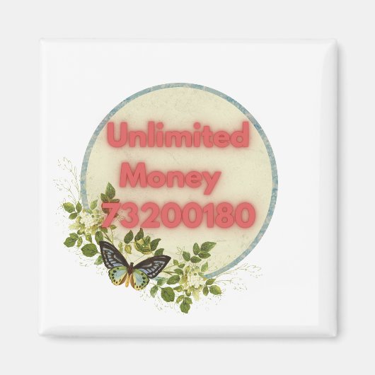 グロボボイシーケンス、無制限のお金73200180 マグネット (正面)