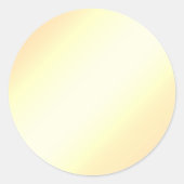 グロマーブルゴールドの偽箔ステッカー エレガント シック ラウンドシール (正面)