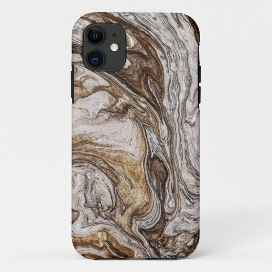 グロマ― 001 液体ブラウンカラー Case-Mate iPhoneケース (裏面)