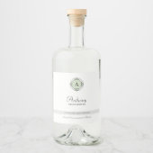 グロムエレガントスマン・モノグラム リキュールボトルラベル (正面)