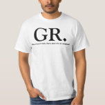 グロムスおもしろいマンのシャツ Tシャツ<br><div class="desc">このTシャツは感じよくはしゃぐ、文字が「不機嫌ではない – これはグロムスマンの短い」と言うようにTシャツに似合う。しかし、もちろん私はフォーマルgroomsmanと言う方が良い」と言え感じる。</div>