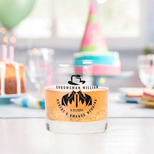 グロムスエレガントマン結婚ツキセド ウイスキーグラス (インサイチュ (バースデー))