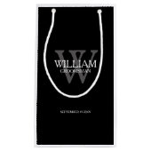 グロムスマパーソナライズされたンモダンシック小抱き枕 スモールペーパーバッグ (正面)