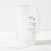 グロムスマパーソナライズされたン フロストグラスビールジョッキ (正面右)