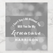 グロムスマンの提案がスパークリーパーソナライズされた ワインラベル (シングルラベル)