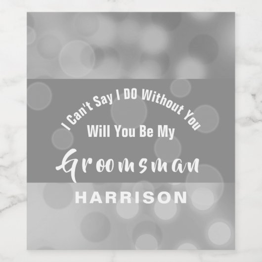 グロムスマンの提案がスパークリーパーソナライズされた ワインラベル (シングルラベル)