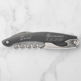 グロムスマンエレガントなウェディングコルク ソムリエナイフ