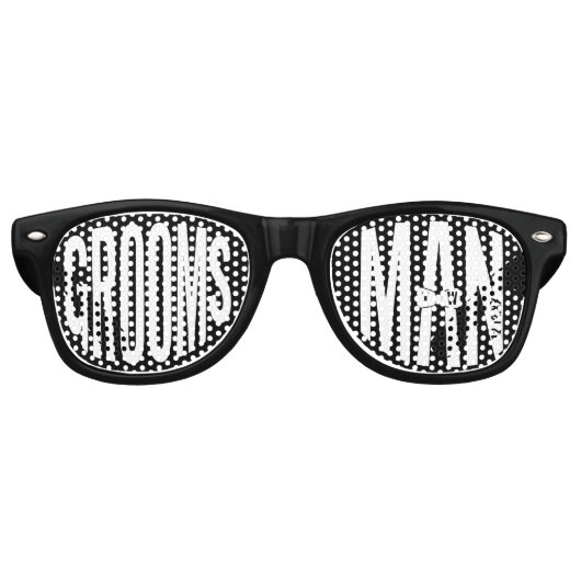 グロムスマンギフトバチュラーパーティレトロサングラス レトロサングラス (正面)