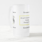 グロムスマングラスビアマグ フロストグラスビールジョッキ (正面左)