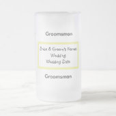 グロムスマングラスビアマグ フロストグラスビールジョッキ (中央)