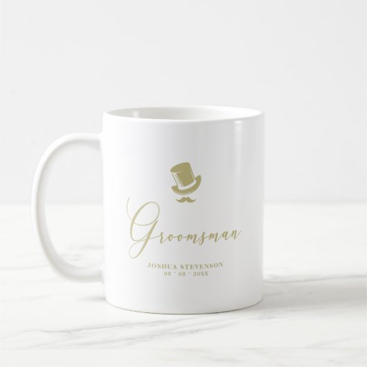 グロムスマンシック結婚のミニマル主義者 コーヒーマグカップ (左)