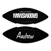 グロムスマンパーソナライズされたミニサッカー結婚式の引き出物 アメリカンフットボール (パネル)