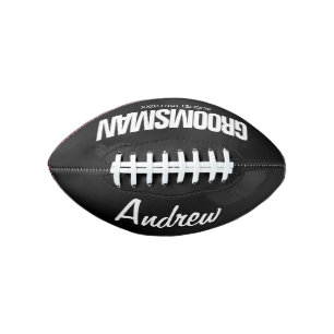 グロムスマンパーソナライズされたミニサッカー結婚式の引き出物 アメリカンフットボール