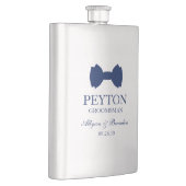 グロムスマンブルーボウタイ フラスク (右)