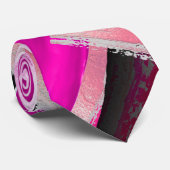 グロムスマンモダンカラーブロックダスティネイビーシルバー ネクタイ (ロール)