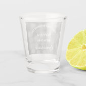 グロムスマン提案バブルスパークリー・シルバー ショットグラス (裏面)