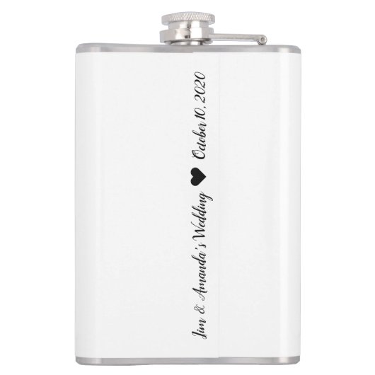 グロムスマン花婿介添人提案叔父サム私はあなたがほしい フラスク (裏面)