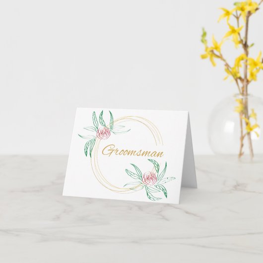 グロムスマン カード (黄色い花)