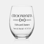 グロムスマン ステムなしワイングラス (正面)