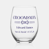 グロムスマン ステムなしワイングラス (正面)