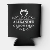 グロムスマン・タキシード・タイブラック 缶クーラー (正面)